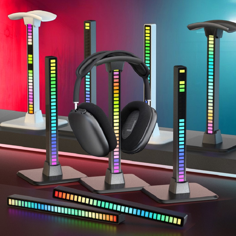 Gaming Accessories Kids - RGB Headset Stand with Music Sound-Activated
