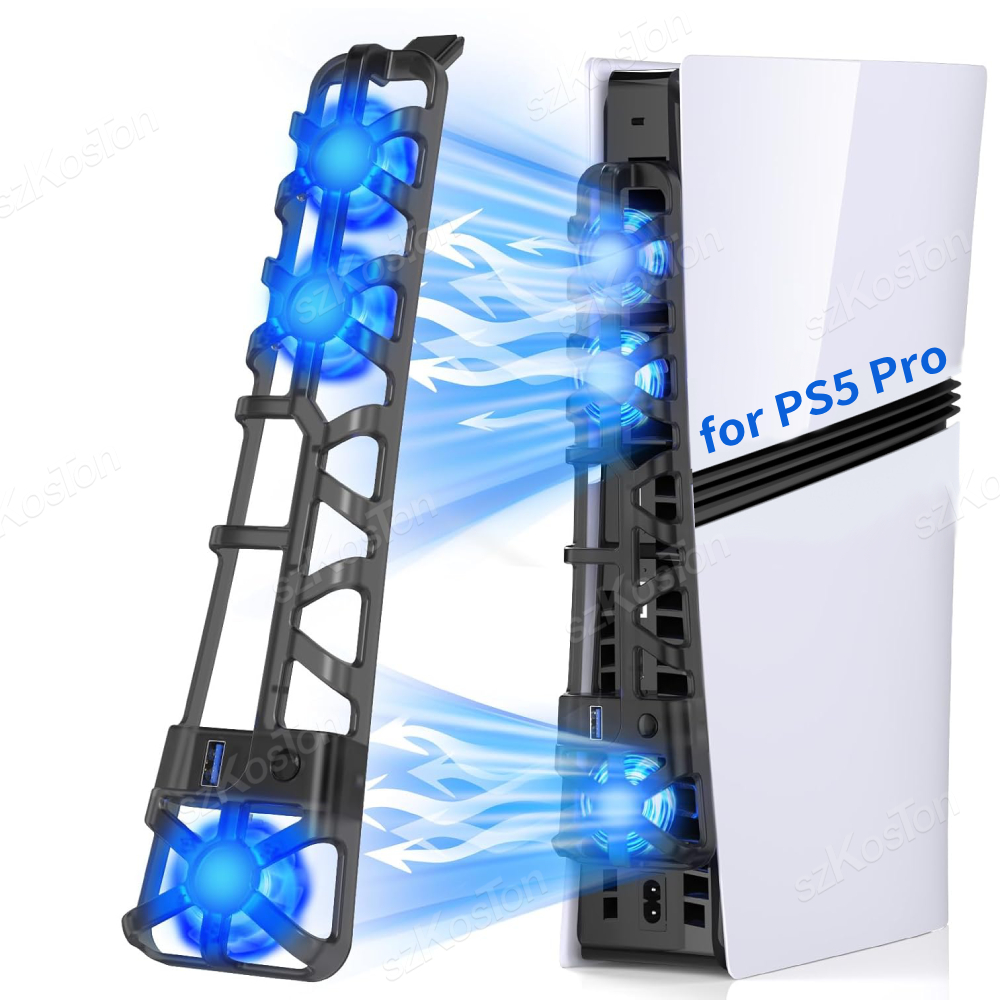 Gaming Accessories Console - 3 High-speed Cooling Fan For PS5