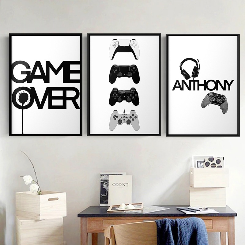 Modern Gaming Sign Quotation P - Accessories For Your Gaming Room avis et prix
