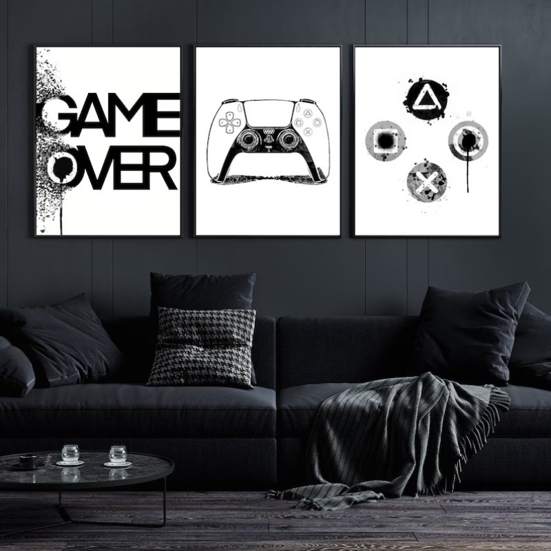 Modern Gaming Sign Quotation P - Accessories For Your Gaming Room avis et prix