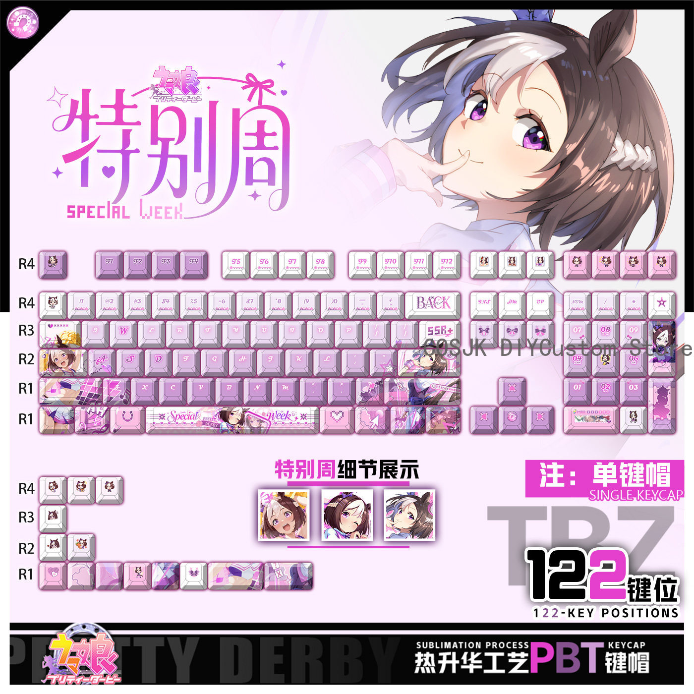 122 Keys Anime Umamusume: Pret - Gaming Accessories Gamestop avis et prix