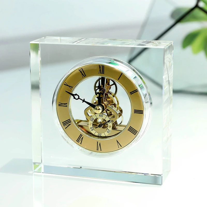 Crystal Silent Table Clock Lux - Accessories For Your Gaming Room avis et prix