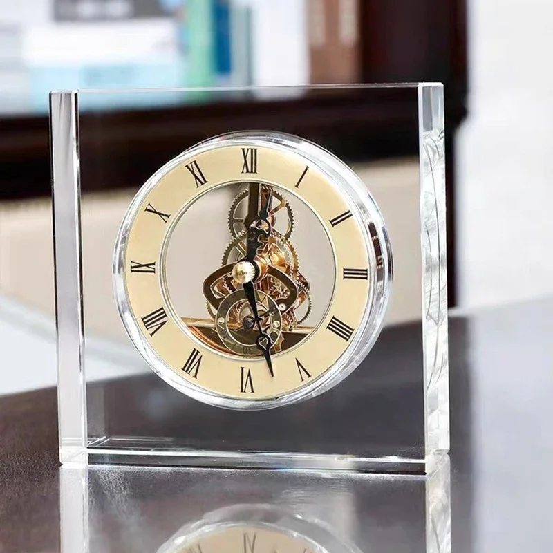 Crystal Silent Table Clock Lux - Accessories For Your Gaming Room avis et prix