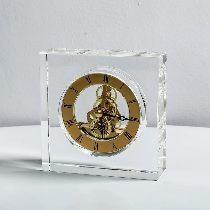 Crystal Silent Table Clock Lux - Accessories For Your Gaming Room avis et prix