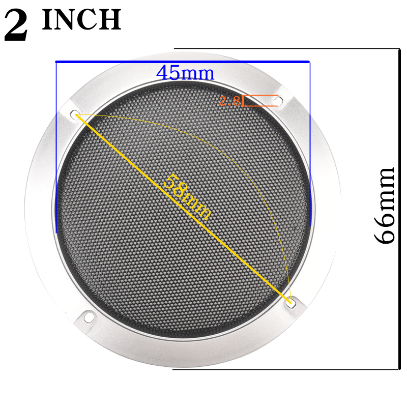 Silvery 2 3 4 5 6.5 8 10INCH S - Case Mesh Panel avis et prix