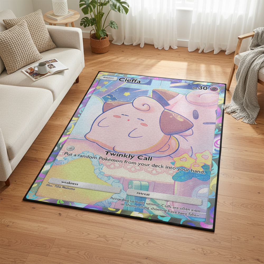 Pokemon Cleffa Anime Rug Kawai - Gaming Accessories To Gift avis et prix