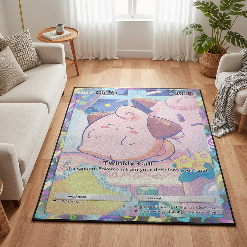 Pokemon Cleffa Anime Rug Kawai - Gaming Accessories To Gift avis et prix