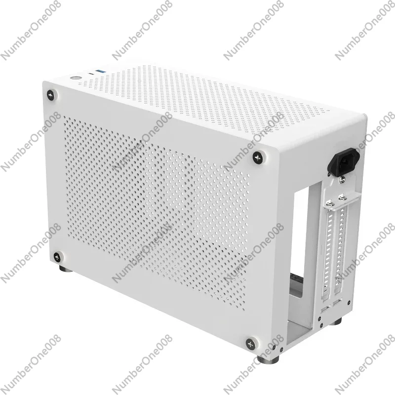 A4 ITX Aluminum Chassis White, - Case Mesh Panel avis et prix