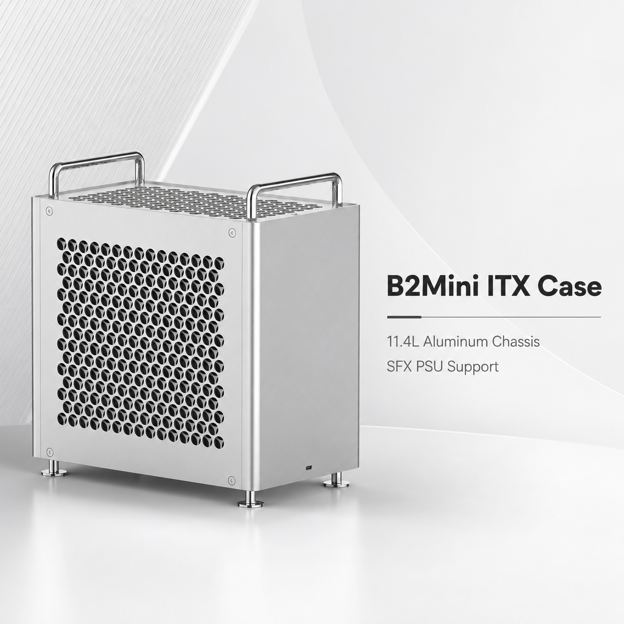 B2Mini ITX Aluminum Case 11.4L - Case Mesh Panel avis et prix
