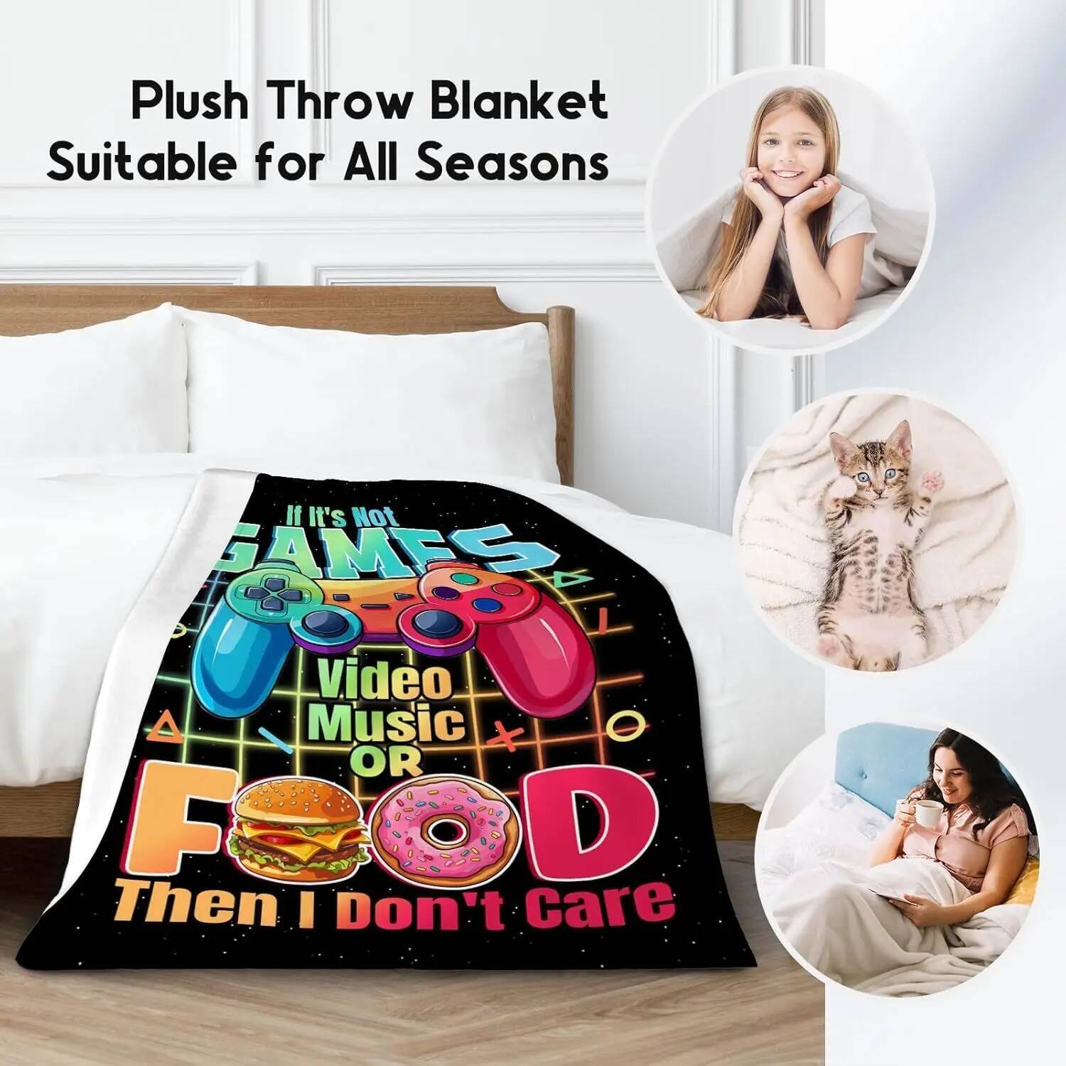 Boys Blanket - Gaming Blanket  - Gaming Accessories For Kids Room avis et prix