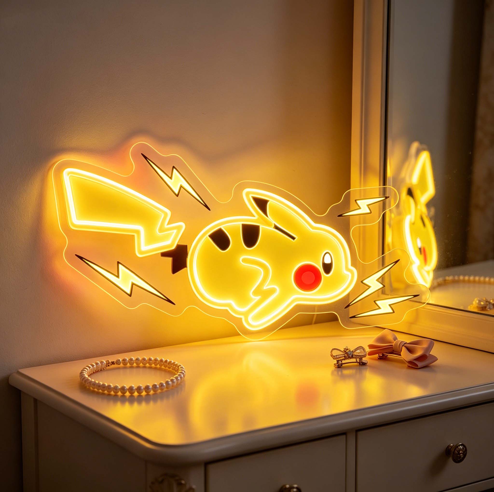 Pikachu Neon Sign LED USB Dimm - Accessories For Your Gaming Room avis et prix