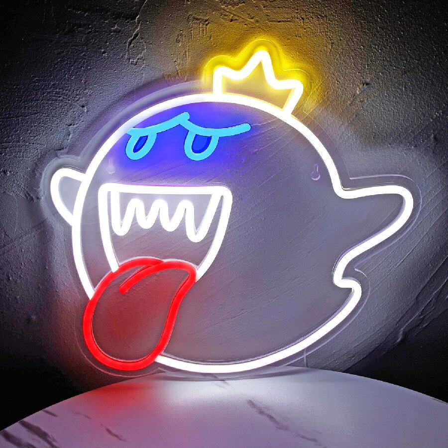 Neon Sign The Ghost Face LED N - Accessories For Your Gaming Room avis et prix