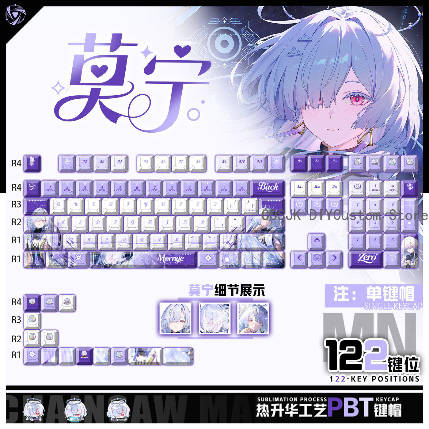 122 Keys Anime Mornye Wutherin - Gaming Accessories To Gift avis et prix