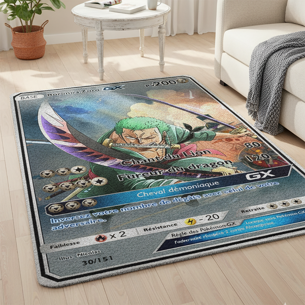 Cartoon One Piece Rug Anime Zo - Gaming Accessories For Kids Room avis et prix