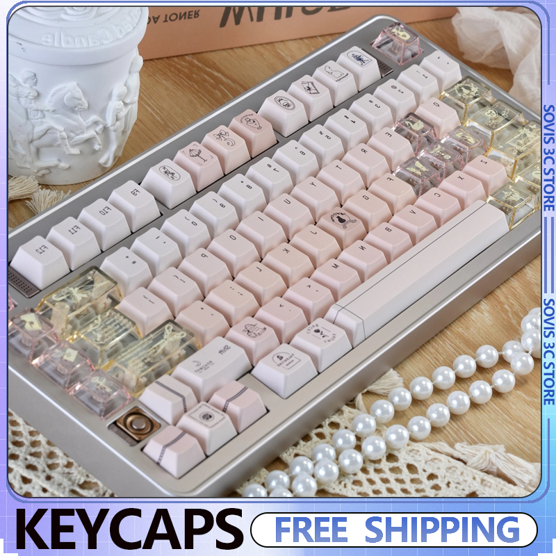 Champagne Pink Keycap Set PC+P - Gaming Accessories To Gift avis et prix