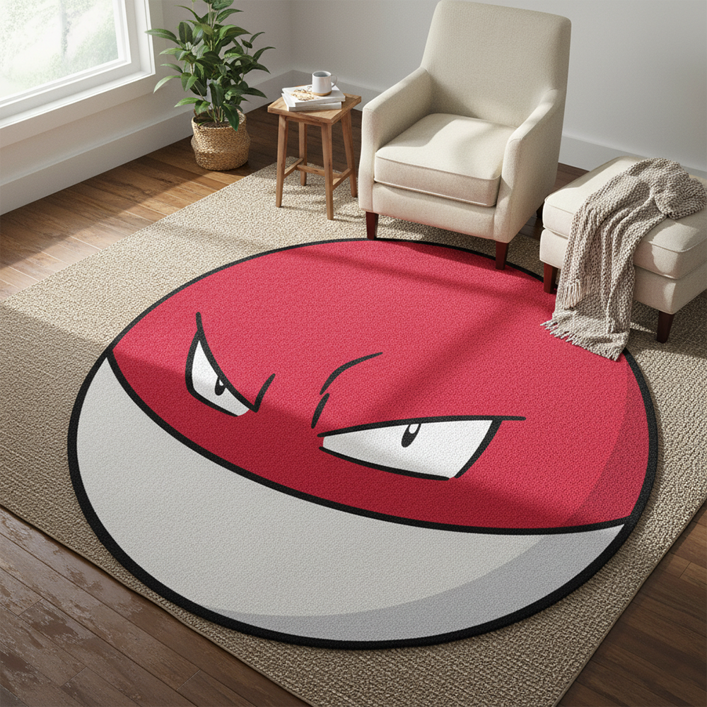 Pokemon Voltorb Anime Area Rug - Gaming Accessories For Kids Room avis et prix