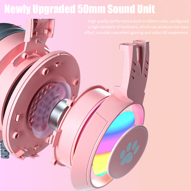 Cute Cat Ear Gaming Headphones - Gaming Accessories Kids avis et prix