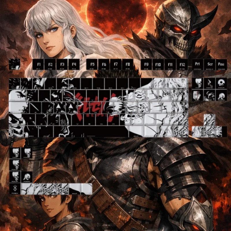 BERSERK Theme Anime Keycap 98  - Gaming Accessories To Gift avis et prix