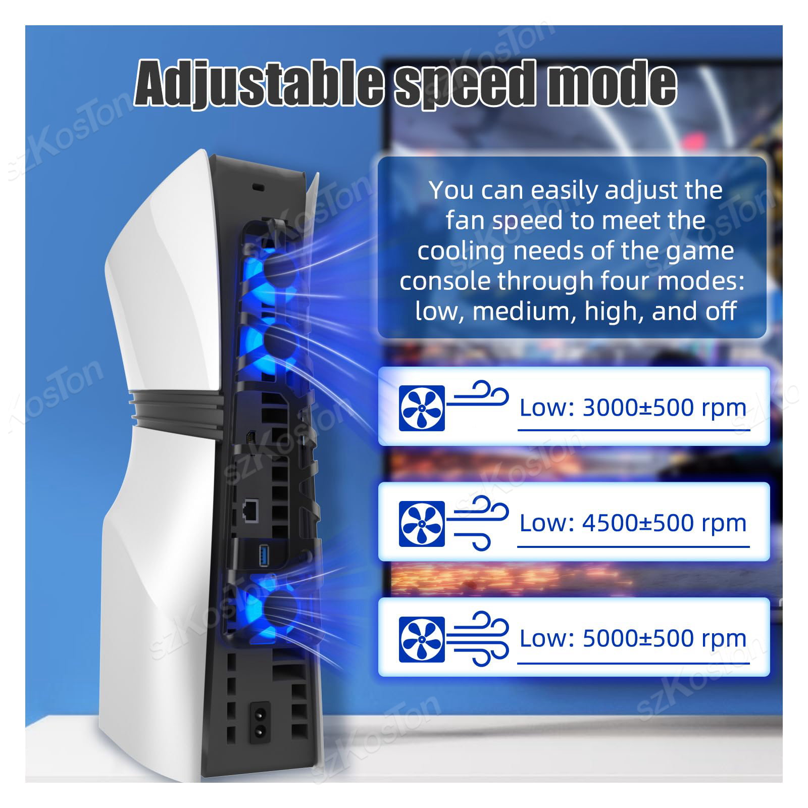 3 High-speed Cooling Fan For P - Gaming Accessories Console avis et prix
