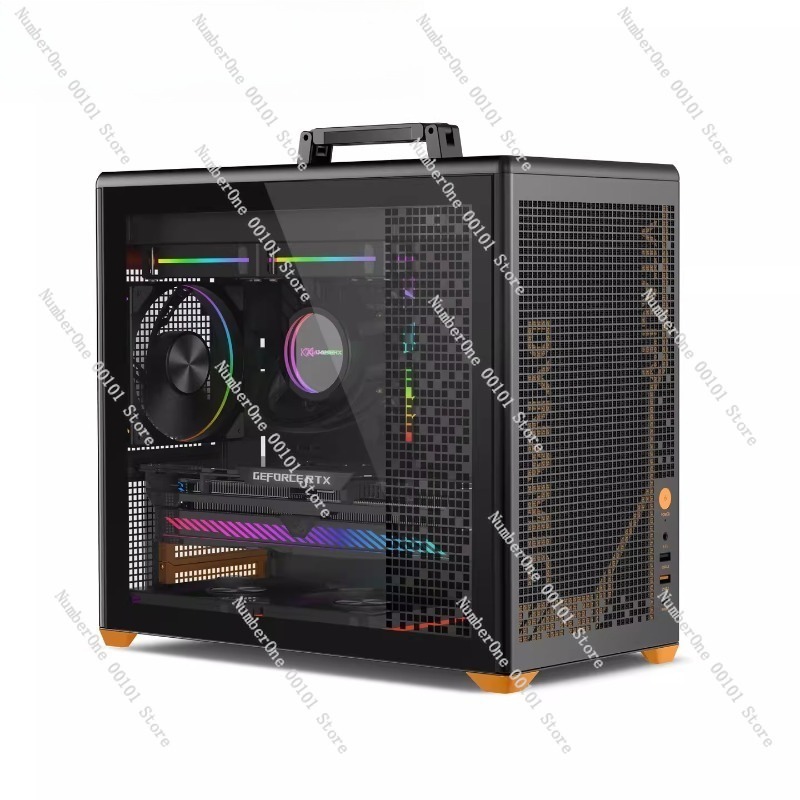 Portable MATX Computer Case wi - Case Mesh Panel avis et prix