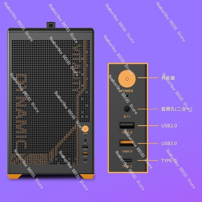 Portable MATX Computer Case wi - Case Mesh Panel avis et prix