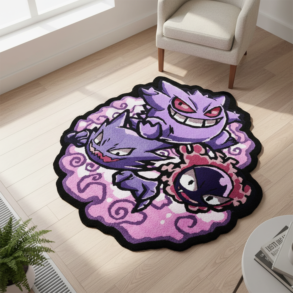 Anime Pokemon Rug, Gengar Haun - Gaming Accessories For Kids Room avis et prix