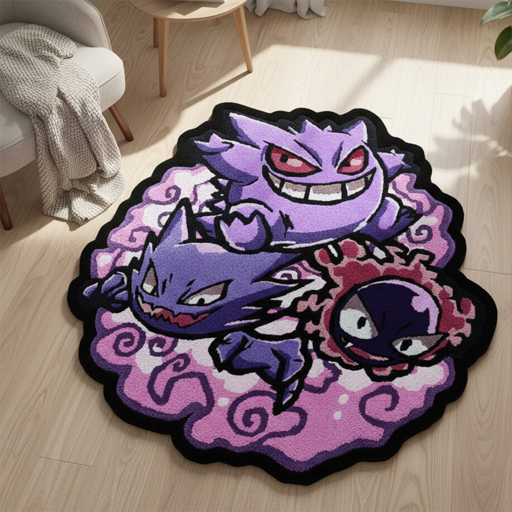 Anime Pokemon Rug, Gengar Haun - Gaming Accessories For Kids Room avis et prix