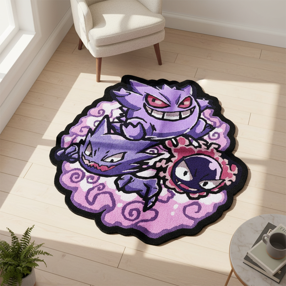 Anime Pokemon Rug, Gengar Haun - Gaming Accessories For Kids Room avis et prix