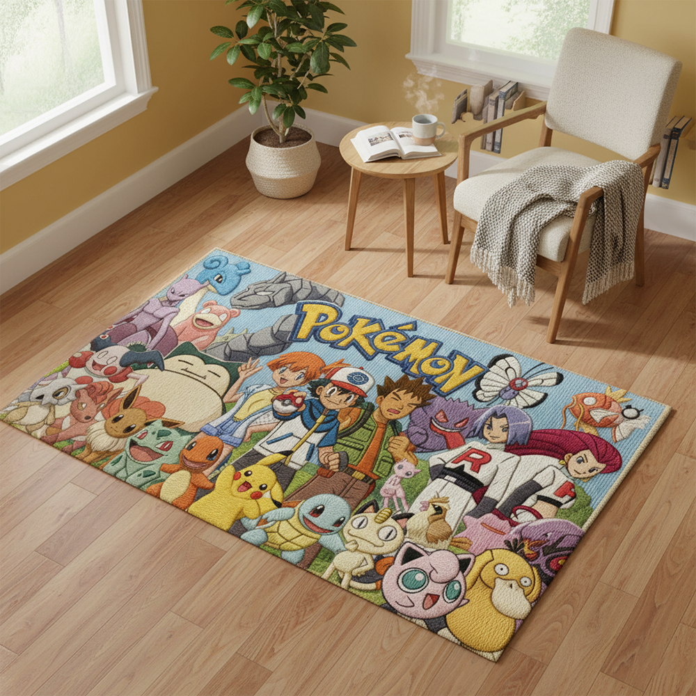 Pokemon Anime Rug: Gotta Catch - Gaming Accessories Kids avis et prix