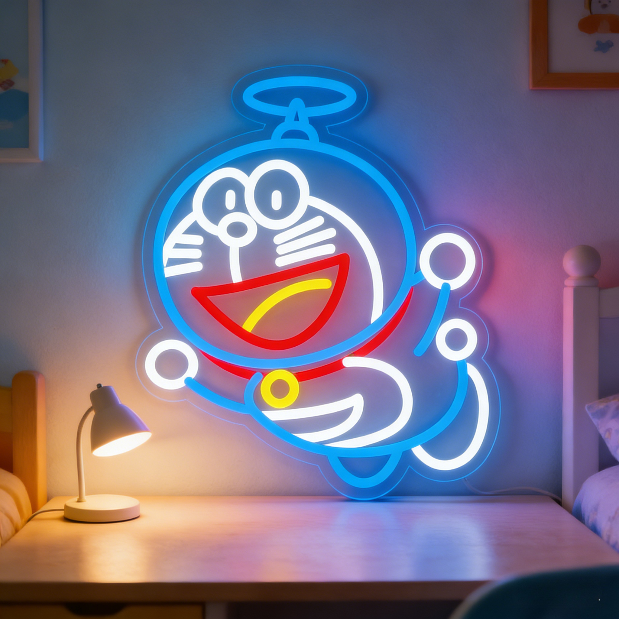 Doraemon Neon Sign LED USB Dim - Accessories For Your Gaming Room avis et prix