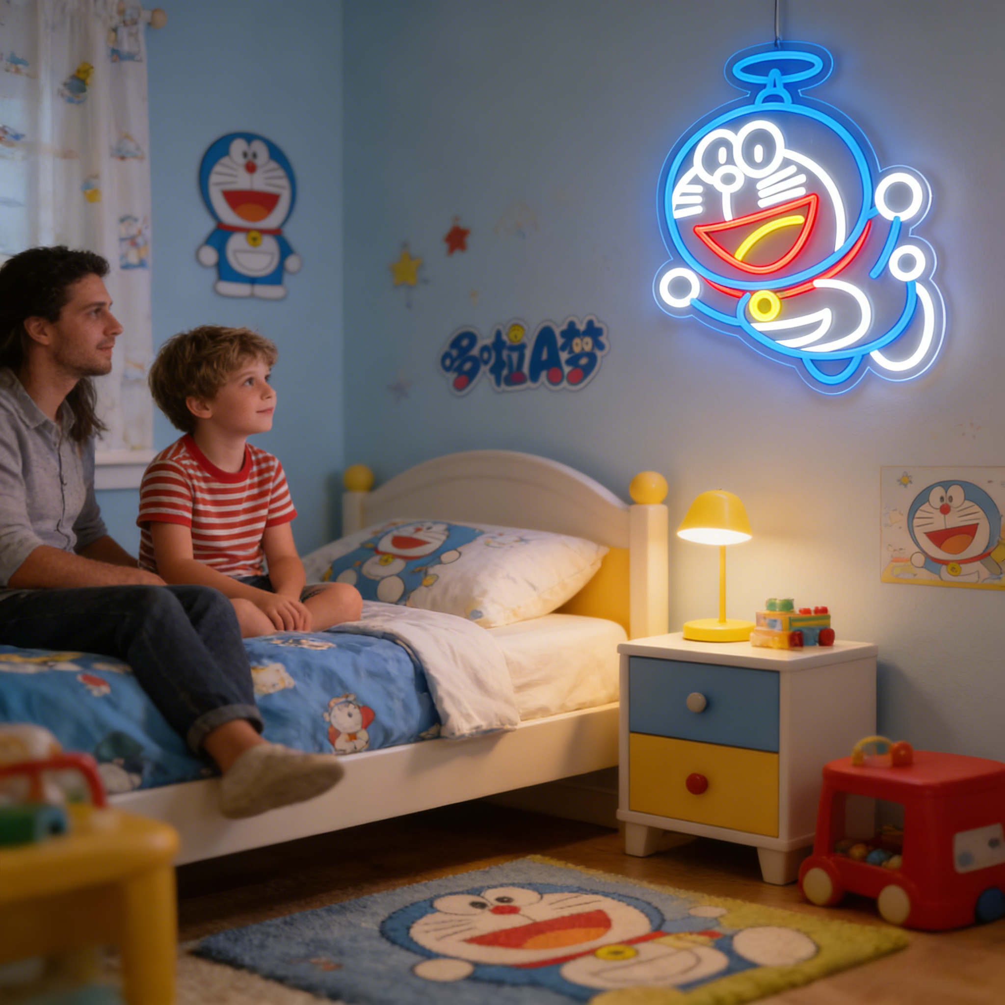 Doraemon Neon Sign LED USB Dim - Accessories For Your Gaming Room avis et prix